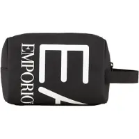 Emporio Armani unisex. 245076_3R910 Borsa da toilette di bellezza nera (OSFA), Nero, Casual, Poliestere