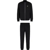 Emporio Armani per uomo. 8NPV56_PJ4EZ Tuta nera di alta qualità (L), Nero, Casual, Sportivo, Multisport, Poliestere