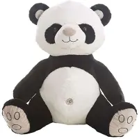 Creaciones Llopis Orsacchiotto Panda Silver 35 Cm