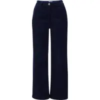 White Stuff Belle Cord Wide Leg Trouser Dark Navy Taglia: 14 REGULAR | Pantaloni Outlet | Donna | Blu