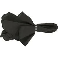 Broste Copenhagen Tovaglioli da tavola GRACIE X2 - Nero - 45x45 cm