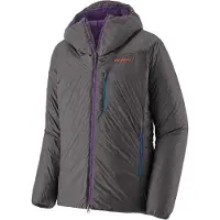 Patagonia - Piumino con cappuccio ultraleggero e caldo - M's DAS Light Hoody Forge Grey per Uomo - Taglia L - Grigio