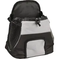 Flamingo borsa frontale Sybil nera e grigia 518123