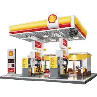 Deqube Gioco Di Costruzione Della Stazione Di Servizio Shell 1309 Pezzi
