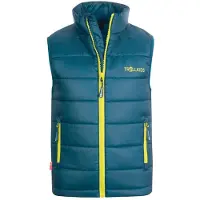 TROLLKIDS Kids Trondheim Vest Gilet sintetico Bambini (92, blu)