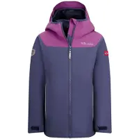 TROLLKIDS Girls Bergen Jacket Giacca antipioggia Bambini (92, blu)