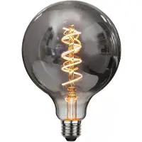 Star Trading LED globe E27 2W G125 Decoled Spiral Smoke