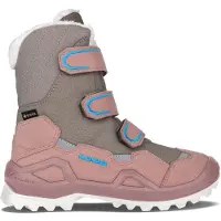 Lowa Kid's Milo Evo GTX Hi Junior Scarpe invernali Bambini (41, fuchsia/marrone)