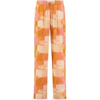 Shiwi Ladies Monaco Trousers Block Palm Iced Strawberry Pink Taglia: S | Pantaloni Outlet | Donna | Rosa