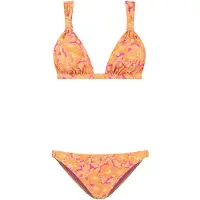 Shiwi Ladies Kiki Bikini Set Sunny Floral Millenial Pink Flower Taglia: 36 | Bikini Outlet | Donna | Rosa