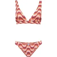 Shiwi Ladies Amy Bikini Set Groovy Wave Frozen Choco Brown Taglia: 40 | Bikini Outlet | Donna | Marrone