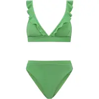 Shiwi Bobby Bikini Set Sicily Glitter Kelly Green Taglia: 34 | Bikini Outlet | Donna | Verde
