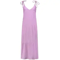 Shiwi Bogota Dress Mousseline Waffle Sheer Lilac Taglia: L | Maxi abiti Outlet | Donna | Viola