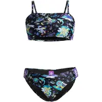 Arena Women's Fun Planet Bikini Bandeau Black Multi Taglia: XS | Bikini Outlet | Donna | Nero