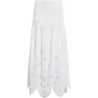 AllSaints Alex Emb Skirt Off White Taglia: 2 | Minigonne Outlet | Donna | Bianco