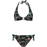 Shiwi Caro Bikini Set Jaipur Palm Black Black Taglia: 40 | Bikini Outlet | Donna | Nero