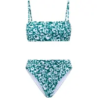 Shiwi Lola Bikini Set Lush Leopard Cool Pine Green Cool Pine Green Taglia: 38 | Bikini Outlet | Donna | Ciano