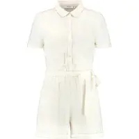 Shiwi Ladies Freya Slub Jumpsuit Light Kit White Taglia: XS | Tute corte Outlet | Donna | Bianco