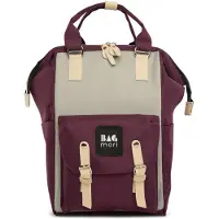 Bagmori Borsa fasciatoio beige / lilla / nero / bianco