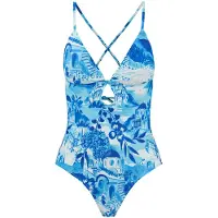 Shiwi Ladies Rowy Swimsuit Greek Scenery Blue Greek Scenery Taglia: 34 | Costumi Interi Outlet | Donna | Blu