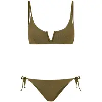 Shiwi Ladies Leah Bikini Set Cyprus Structure Forest Green Cyprus Taglia: 44 | Bikini Outlet | Donna | Verde