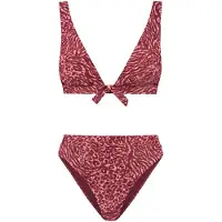 Shiwi Teddy Bikini Set Summer Safari Blossom Pink Leopard Taglia: 36 | Bikini Outlet | Donna | Rosa