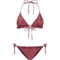 Shiwi Liz Bikini Set Summer Safari Blossom Pink Leopard Taglia: 44 | Bikini Outlet | Donna | Rosa