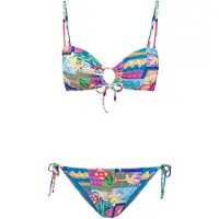 Shiwi Ladies Zoe Bikini Set Holiday Banner Blue Holiday Banner Taglia: 40 | Bikini Outlet | Donna | Blu