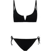 Shiwi Leah Bikini Set Malta Structure Black Malta Structure Taglia: 42 | Bikini Outlet | Donna | Nero