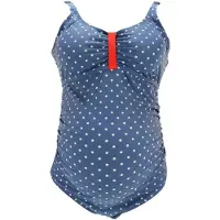 Petit Amour Costume intero 'Alice' blu / bianco