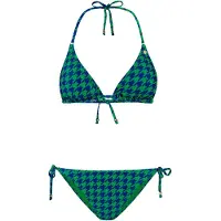 Shiwi Ladies Liz Bikini Set Pied De Poule Ocean Blue Check Taglia: 40 | Bikini Outlet | Donna | Blu