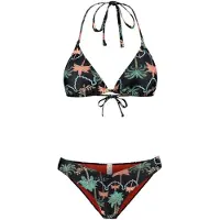 Shiwi Liz Bikini Set Jaipur Palm Black Black Taglia: 36 | Bikini Outlet | Donna | Nero