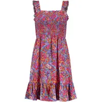 Shiwi Fiesta Dress Sicilian Flower Purple Sicilian Flower Taglia: L | Abiti Mini Outlet | Donna | Viola