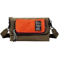 Desigual , Borsa Voyager multiposizione, Poliestere, Verde, U