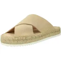 Espadrij l'originale Women's Croisette Velour Low Sandali Donna (39, beige)