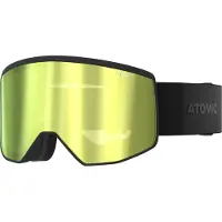 Atomic - Maschera da sci fotocromatica - Four Pro L HD Photo All Black in Pelle - Nero