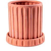 Seletti Vaso Magna Grecia Dorico, sottobicchiere, terracotta