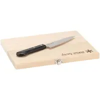 Snow Peak Chopping Board Set Set cucina (M - 25,4 x 20,3 x 1,9 cm, beige)