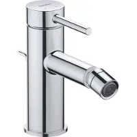 Duravit Circle Mitigeur monocommandé pour bidet, saillie 128 mm, avec garniture découlement, chrome, CE2400001010, CE2400001010