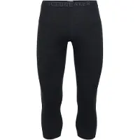 Icebreaker - Collant a 3/4 in lana merino - M Merino 200 Oasis 3/4 Leggings Black per Uomo - Taglia XL - Nero