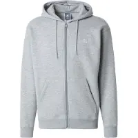 New Balance Sport Essentials Logo Fleece Full Zip Felpa con cappuccio Uomo (L, grigio)