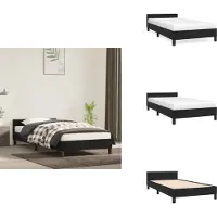 vidaXL Giroletto con testata nera 80x200 cm in velluto - Letti & reti
