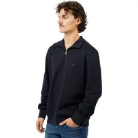 Tommy Hilfiger Essential Fleece 1/4 Zip Navy Blue Taglia: M | Maglioni a maglia Outlet | Uomo | Blu