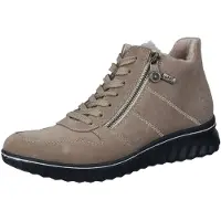 Rieker Boots 'Stiefel Damen 59041-64 Leder-Mix in taupe' marrone