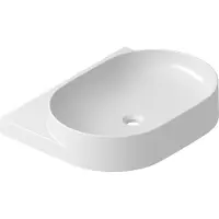 Ravak Lavabo Yard in Vetroceramica sanitaria bianca 60,5 x 50 x 12,5 cm XJX01260002