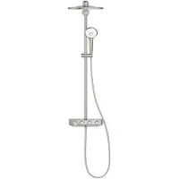 GROHE Euphoria SmartControl System 310 Duo, système de douche avec mitigeur thermostatique, mural, chromé, 26507DC0, 26507DC0