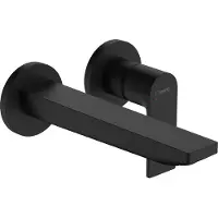 Hansgrohe Rebris E Mitigeur monocommandé pour lavabo encastré pour montage mural avec bec 20 cm, saillie 200 mm, 72568670, 72568670