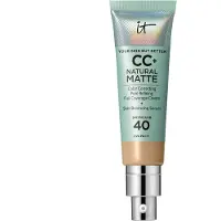 IT Cosmetics Cc Natural Matte Fondotinta Spf40 Medium Tan 32ml Fondotinta