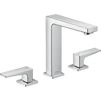 Hansgrohe Metropol Mélangeur lavabo 3 trous 160, poignées à levier, vidage par pression, saillie 152mm, 32515000, 32515000