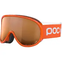 POC - Maschera da sci - Pocito Retina Fluorescent Orange/Partly Sunny Light Orange in Silicone - Arancione